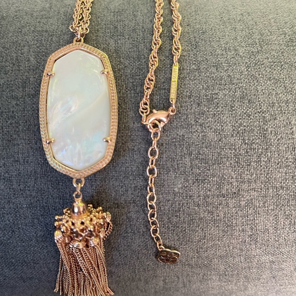 Kendra Scott
Rose Gold Rayne Long Pendant Mother Of Pearl Necklace - Picture 6 of 8